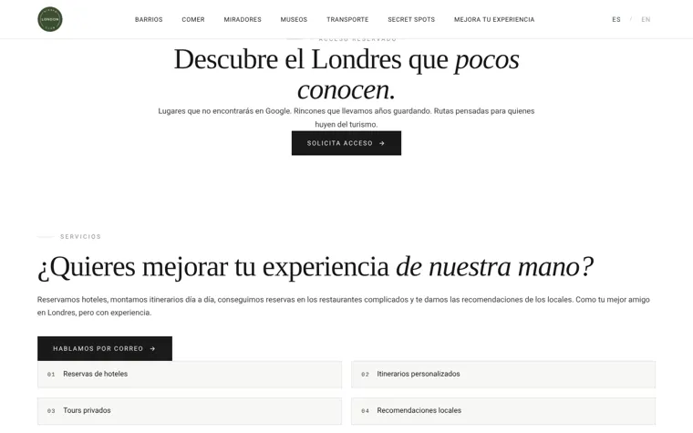 Servicios de planificación a medida